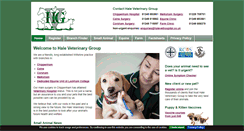 Desktop Screenshot of haleveterinaryhospital.co.uk